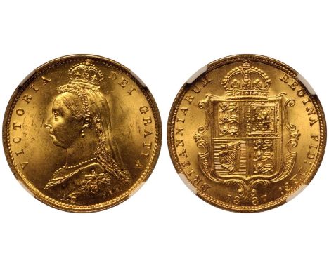 UNITED KINGDOM. Victoria, 1837-1901. Gold half-sovereign, 1887. London. Imperfect J DISH L508. The issues the mint encountere