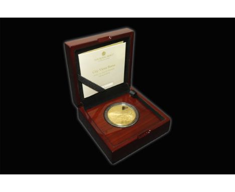 UNITED KINGDOM. Elizabeth II, 1952-2022. Gold 200 Pounds, 2022. Royal Mint. Proof. A one of a kind Trial Piece featuring the 