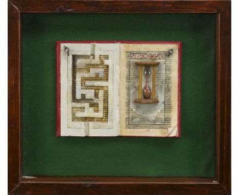 * DAWN GAVIN (SCOTTISH b 1968),LABYRINTH OF REASONmixed media, signed, titled and dated 1991 verso18cm x 25cmFramed and under