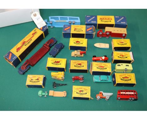 13 Matchbox Series. An Accessory Pack Bedford Car Transporter. Plus 2x Major Packs - Scammell 200 Ton Transporter, 'Pickfords