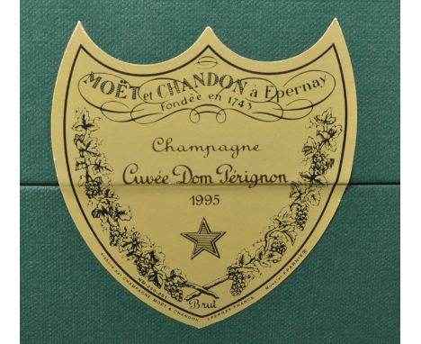 Dom Perignon - A sealed bottle vintage 1995 Moet &amp; Chandon Champagne Cuvee Dom Perignon 75cl. Bottle sealed in original p