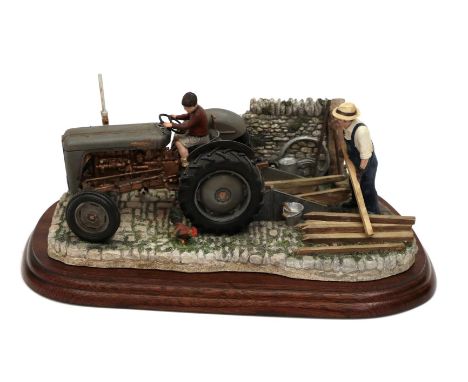 Border Fine Arts 'Golden Memories' (Ferguson 35), model No. B0799, by Ray Ayres, on wood base, with box and certificate. In g