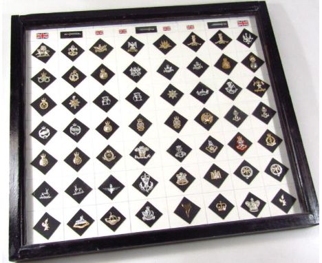 Various military cap badges, 20thC, to include Royal Scots, 3cm wide, elephant badge, Light Infantry, Army Catering Corps, ot