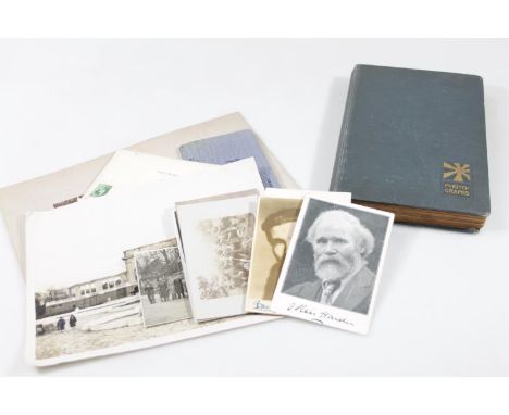 Various early 20thC and later photographs, postcards, pictures, etc, family portrait photographs, other black and white photo