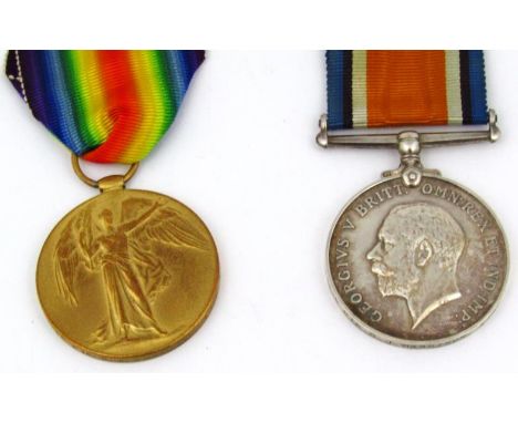 A WWI medal duo, comprising Campaign and Victory medals, each similarly marked 15815 PTE CJHARRISON LINC R, each with ribbons