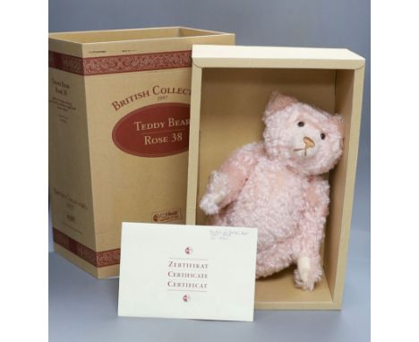 A Steiff Teddy Rose 38cm box/cert