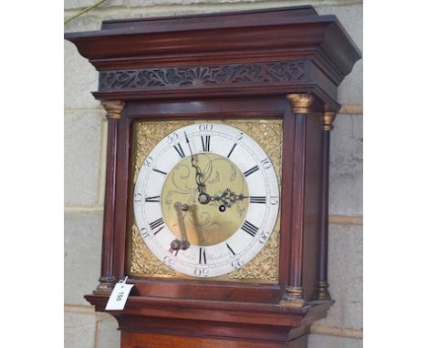 A George III mahogany 8 day longcase clock, marked John Masters, height 196cm