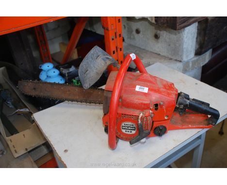 A Sachs Dolmar 122 chainsaw, good compression but not used recently.