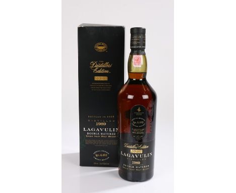 Lagavulin 1989 Distillers Edition Islay single malt Scotch whisky, distilled 1989 and bottled 2005 limited edition release lg