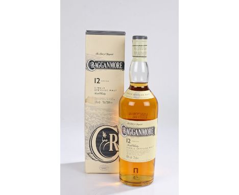 Cragganmore 12 Years Old Single Highland Malt Scotch Whisky, 70cl, 40%