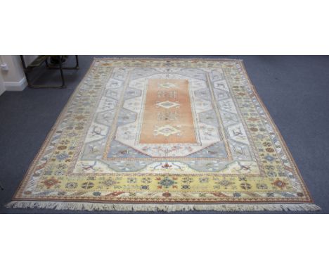 Turkish carpet of Kazak design, 397cm x 314cm