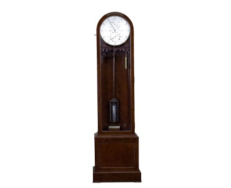 A mid 19th Century mahogany eight-day regulator with mercury filled pendulum, by Lawson &amp; Son, Brighton, the silvered dia