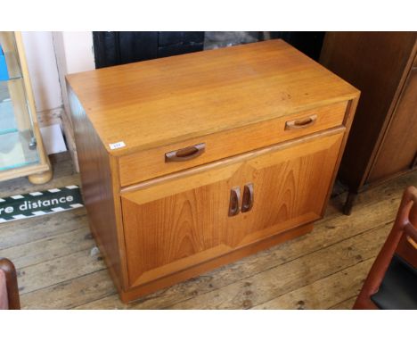 A vintage G Plan two drawer two door cupboard unit