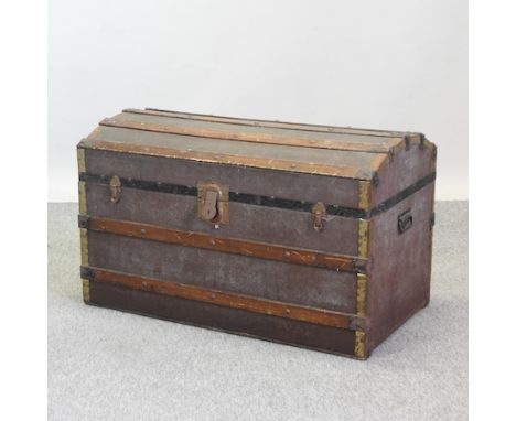 A dome topped trunk, 92cm
