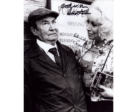 Peter Sallis (1921 2017) and Jean Fergusson (1944 2019) Signed Vintage 'Last Of The Summer Wine' 8x10 Photo. Good condition. 