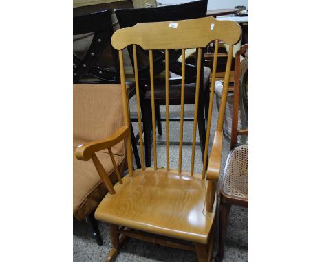 A mid Century stick back rocking chair