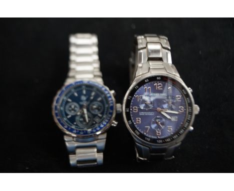 2 Chronograph Wristwatches (Christopher ward &amp; Jacques Farel)