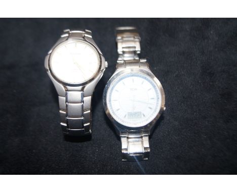 Pulsar Titanium together with a TCM Wristwatch 