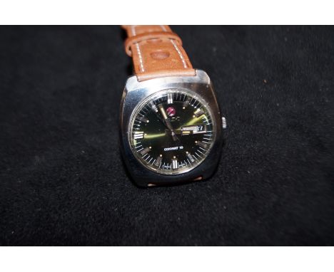 1970s Rado Conway Day Date Wristwatch