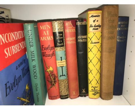 Literature, various. WAUGH (E) Men at Arms; Unconditional Surrender, both first editions in unclipped dust jackets; FLEMING (