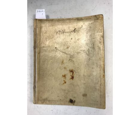 Alburgh, South Norfolk. A manuscript accounts book circa 1793-1837, 8vo, including records of poor relief, taxes, church repa