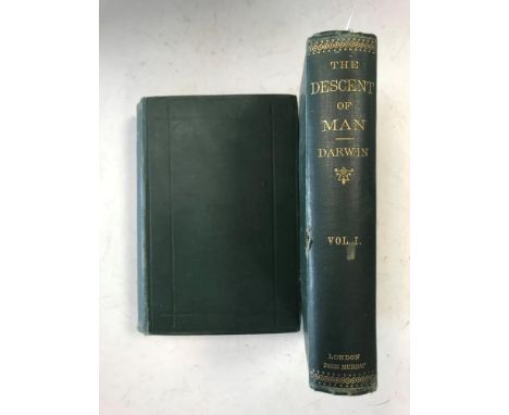 DARWIN (Charles)  The Descent of Man, London: John Murray, 1871, 2 vols. 8vo, first edition, 2nd or later state, page height 