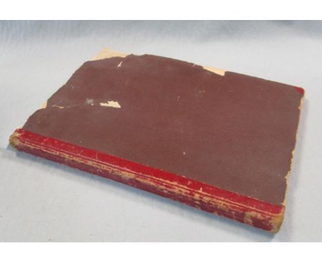 A folio album of mainly Swedish wax seals, 18th or 19th century, each mounted to leaves with manuscript titles and reference 