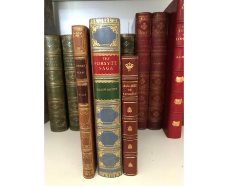 Bindings. SPENSER (Edmund) The Poetical Works, in five volumes, 'first American edition' Boston: Charles C. Little and James 