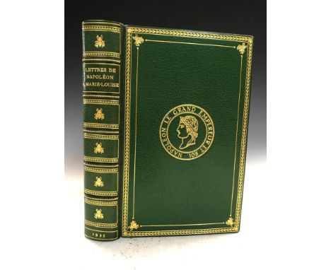 NAPOLEON, Lettres Inédites de Napoléon 1er a Marie-Louise. 1935, Éditions des Bibliothèques Nationales de France, no.105 of 1