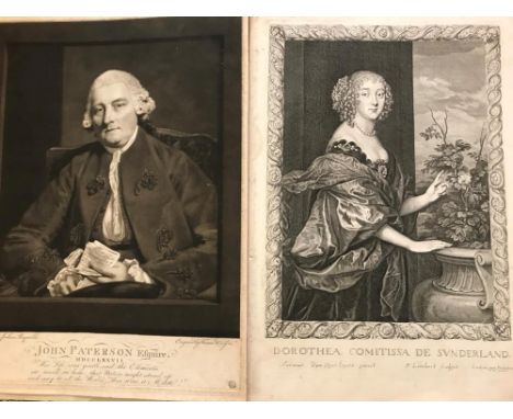 Collection of loose engravings and etchings, mainly portrait busts, including after Pierre Lombart; eight trimmed mounted bus