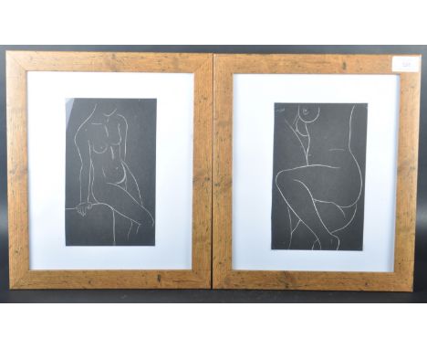 Eric Gill (1882-1940) Two nude figures from Eric Gill, Twenty-Five Nudes, London: J. M. Dent &amp; Sons, for Hague &amp; Gill