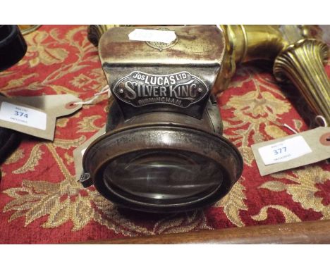 A Lucas silver King style spirit lamp