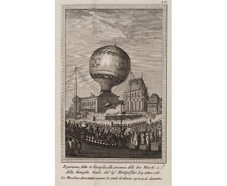 Faujas de Saint-Fond, Barthélemy. Descrizione delle esperienze della macchina aerostatica dei signori di Montgolfier. Venezia