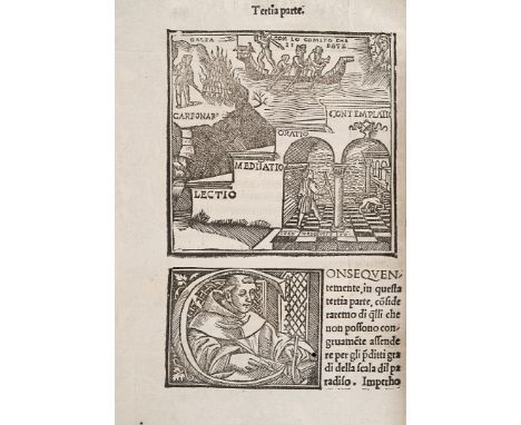 Meli, Antonio. Libro de vita contemplativa: lectione: meditatione: oratione: contemplatione: scala dil paradiso. Brescia, Gio