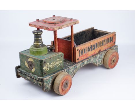 Wooden model of a 'Ceres Flour Mills' truck L48cm 