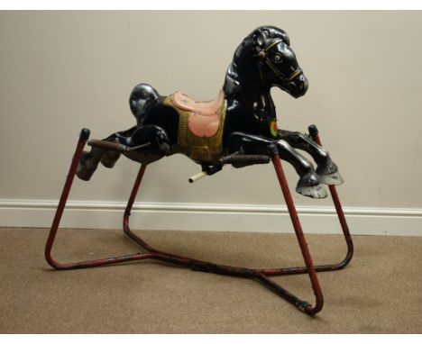 Vintage Mobo Toy tin plate rocking horse L97cm x H90cm 