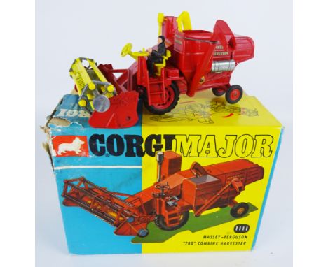 Corgi Major die-cast model 1111 Massey-Ferguson '780' Combine Harvester, boxed    Condition Report  Model: EX/MBox: damp dama