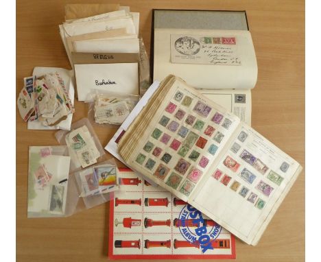 A good quantity of British and world stamps, loose and in two albums: an Ajax album containing a complete set of c. 1944 (13 