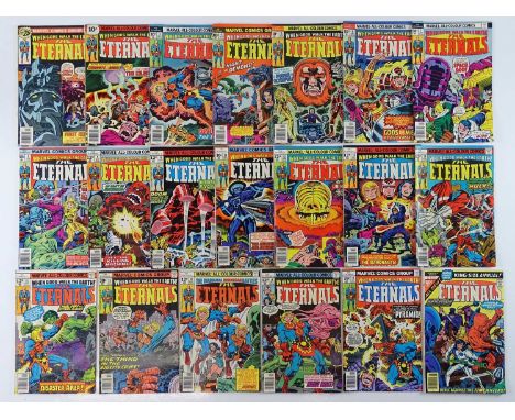 ETERNALS #1, 2, 3, 4, 5, 6, 7, 8, 9, 10, 11, 12, 13,14, 15, 16, 17, 18, 19 + ANNUAL #1 - (20 in Lot) - (1975/77 - MARVEL - US