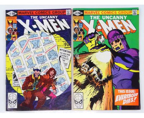 UNCANNY X-MEN #141 &amp; 142 (2 in Lot) - (1981 - MARVEL) - "Days of Future Past" Parts One &amp; Two - First appearances of 