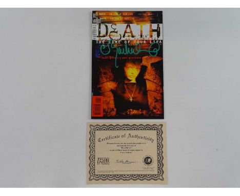 DEATH: THE TIME OF YOUR LIFE #1 - (1996 - DC/VERTIGO) - Signed to Front Cover by Chris Bachalo from a Limited Edition print r