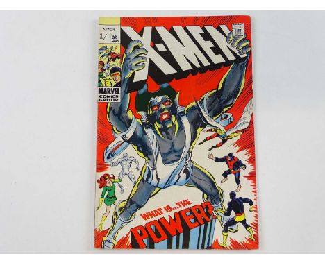 X-MEN #56 - (1969 - MARVEL - UK Price Variant) - First appearance of the Living Monolith + Backup feature continues origin of