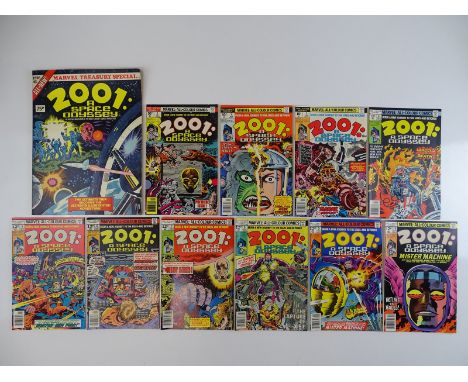 2001: A SPACE ODYSSEY LOT (11 in Lot) - (1976/77 - MARVEL - UK Price Variant) Includes MARVEL TREASURY EDITION + Issues #1, 2