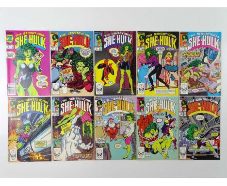SENSATIONAL SHE-HULK #1, 2, 3, 4, 5, 6, 7, 8, 9, 10 (10 in Lot) - (1989 - MARVEL) - HOT Comic Book - Origin retold + Second s