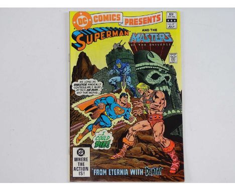 DC COMICS PRESENTS: SUPERMAN, HE-MAN-MASTERS OF THE UNIVERSE #47 - (1982 - DC) - First comic book appearances of He-Man and S