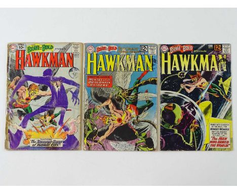 BRAVE AND THE BOLD: HAWKMAN #36, 42, 44 (3 in Lot) - (1961 - DC - UK Cover Price) - Origin and First appearance of the Shadow