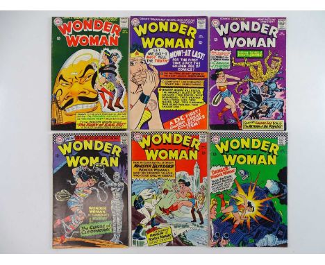 WONDER WOMAN #158, 159, 160, 161, 162, 163 (6 in Lot) - (1965/66 - DC - US Price &amp; UK Cover Price) - Includes New title l