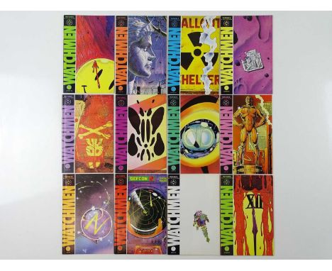 WATCHMEN #1, 2, 3, 4, 5, 6, 7, 8, 9, 10, 11, 12 - (12 in Lot) - (1986/87 - DC) - ALL First Printings - Complete Twelve (12) i