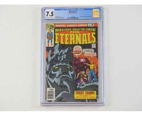 ETERNALS #1 - (1976 - MARVEL) - GRADED 7.5 by CGC - Origin and first appearance of the Eternals - Jack Kirby story, Jack Kirb