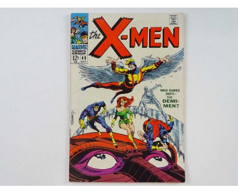 X-MEN #49 - (1968 - MARVEL) - First appearance of Polaris + Mesmero appearance + Origin of Beast - Jim Steranko cover with Do